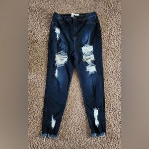 Aphrodite Super Distressed Skinny Jeans